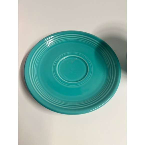 Four (4) sets of Fiesta Ware teacups and saucers - Set of 4 - Picture 7 of 8